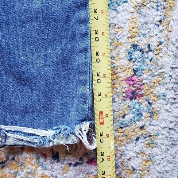 JOE'S Boyfriend Slim Crop Ripped Distressed Jeans in Kency Size 24 - Picture 15 of 15
